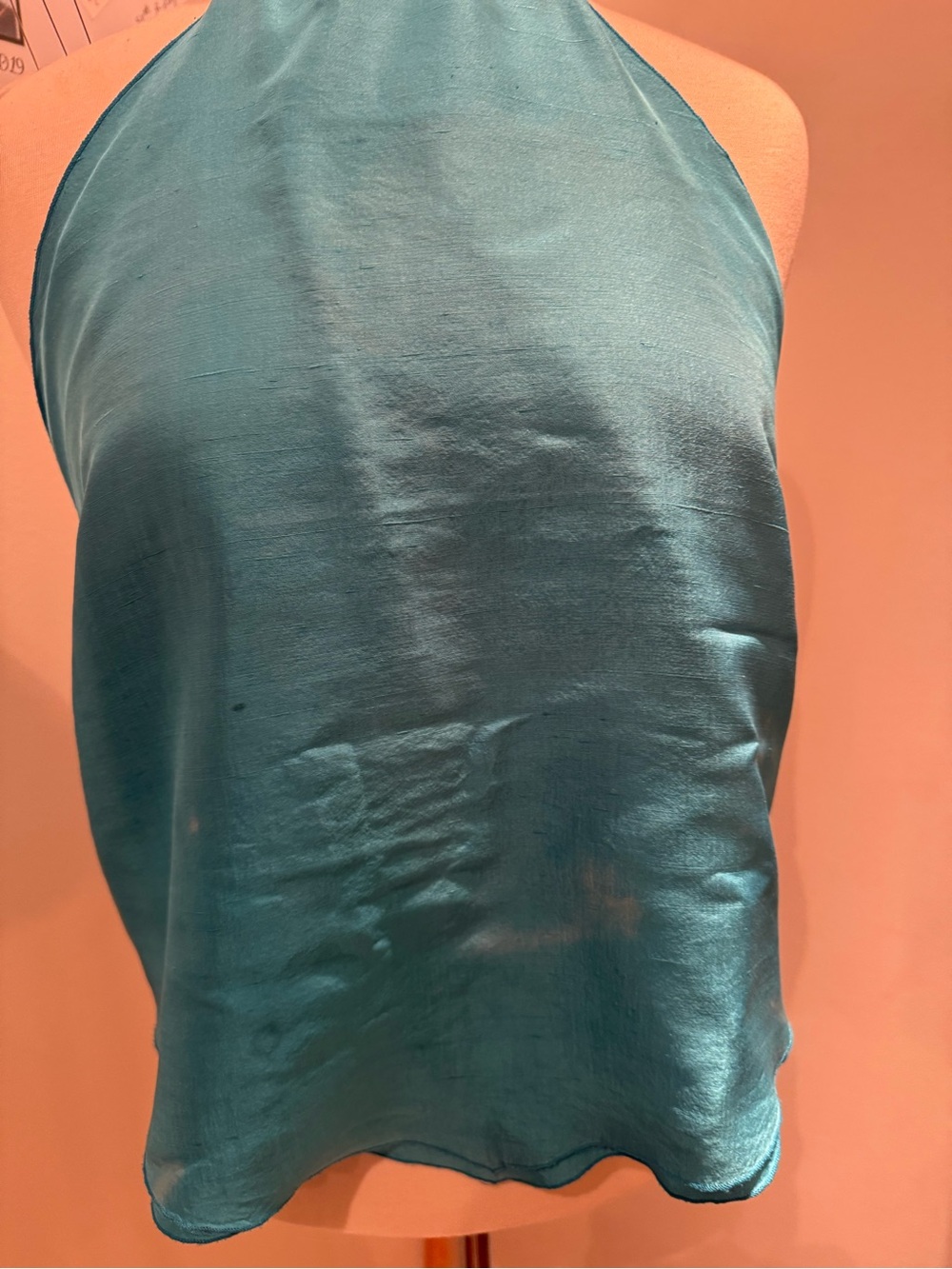 Johnny Was 100% silk tie top.
OS.